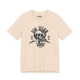 Brave Skull & Snake Tee — Vintage Motorcycle Rock Graphic T-Shirt