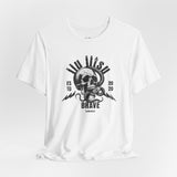 Brave Skull & Snake Tee — Vintage Motorcycle Rock Graphic T-Shirt